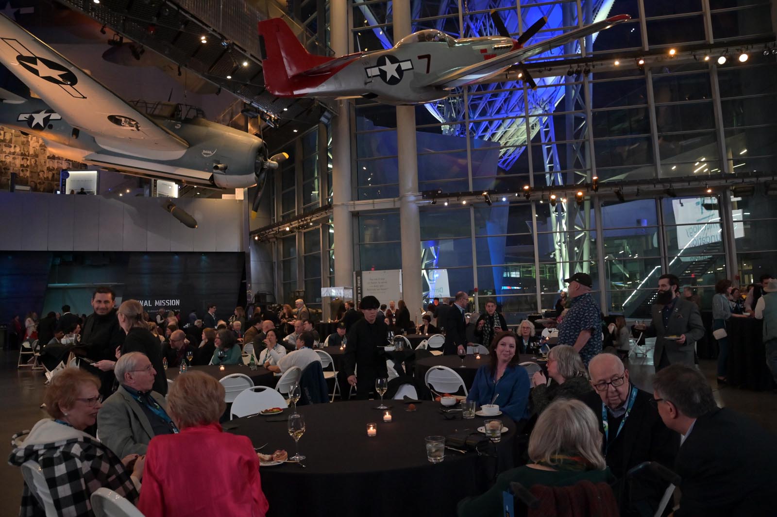 Reception at US Freedom Pavilion of the National World War II